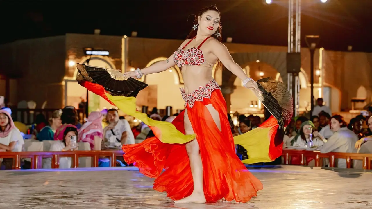 belly dance desert safari dubai